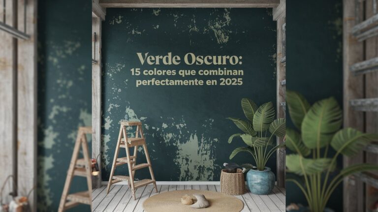 Verde Oscuro: 15 Colores que Combinan Perfectamente en 2025